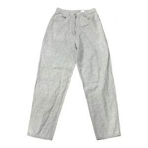 Woolrich Beige Linen High Waisted Women’s Pants 8